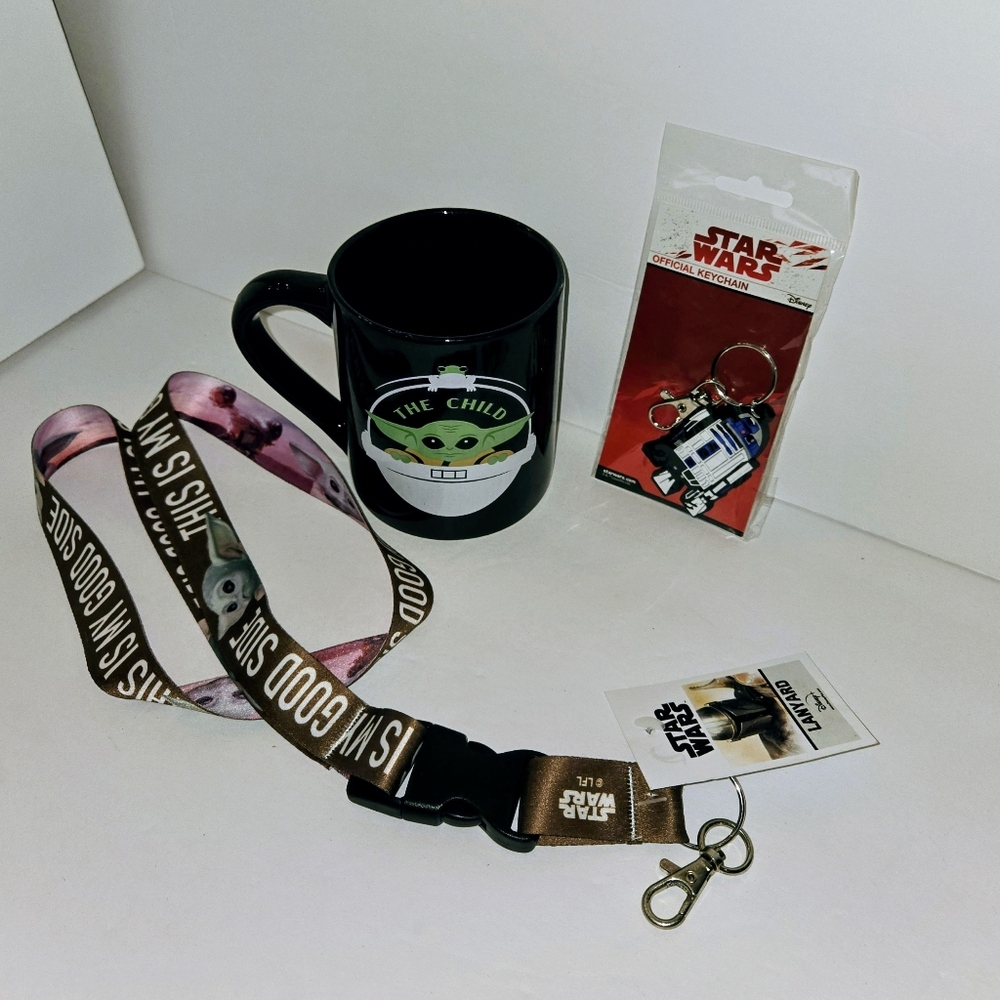 Star Wars Bundle Mug Lanyard and Keychain
